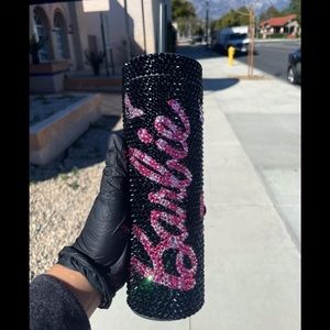 16 oz Skinny Barbie Bedazzled Tumbler